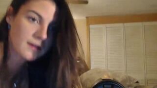 Hard Dildo ride with multiple squirt