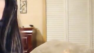 Hard Dildo ride with multiple squirt