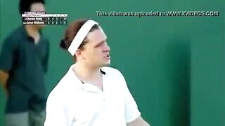 Funny sex in tennis match