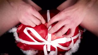 ASMR POV Step Daddy's Tiny little Christmas present from Petite small pussy Step Daughter