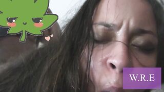 Running Train on Pregnant Lady Red with Cuckold Husband