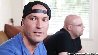 DON'T FUCK MY step DAUGHTER - Vanessa Phoenix Fucked By Sean Lawless Behind step Daddy's Back