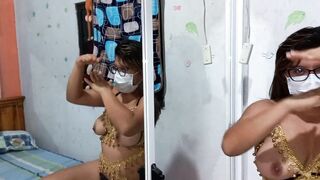 hot indian performing arab dance before having intense sex with her stepdad