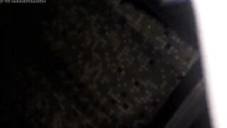 girl walked and tugged her clitoris