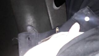 girl walked and tugged her clitoris