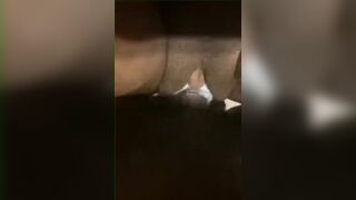 Creaming her pussy real slow