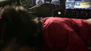 Genevieve Sinn Sucks Sevyan Hardens In Benz