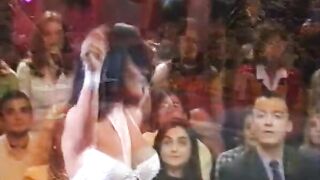 MARIA SANCHEZ STRIPTEASE IN TV SHOW