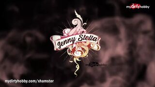 MyDirtyHobby - Curvy brunette deepthroating a huge cock