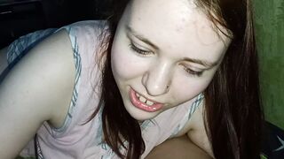Sucked her boyfriend’s big dick