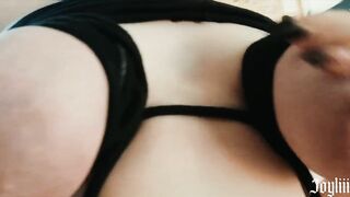 Little german slut ties up her fat tits - Joylii