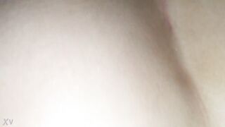 Gaping ass creamy cock
