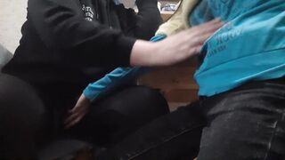 We take turns masturbating each other and cumming - Lesbian-illusion