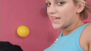 Big tits scoolgirl gets fucked at home