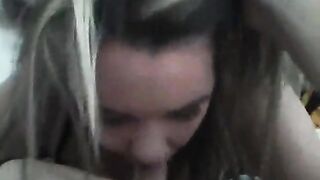 Chubby Amateur Swallows After Blowjob