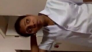Nurse showing body