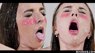 Real Life Hentai - Four girls Masturbaing Viciously and Creampied real Good