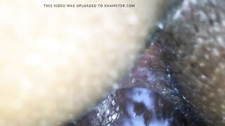Creamy pussy close up