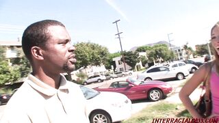 Hot girl goes homes with 2 black guys for threeway