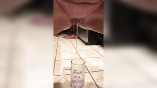Slave Girl May - Piss in Cup
