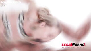 Florane Russell assfucked by 2 BBC with DP, DAP, DVP & creampie ending SZ2304