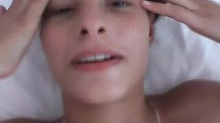 Beautiful German chick with small boobs gets her pussy pounded