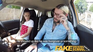 Fake Driving School Sexy horny learners secretly fucks