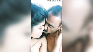 indian young and old couple enjoy