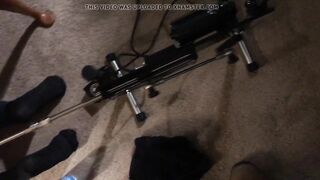 First time with fucking machine