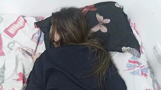 my stepsister is bored and we play to fuck hard