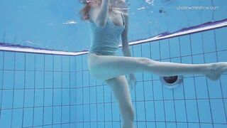 Anna Netrebko skinny tiny teen underwater