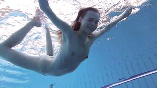 Anna Netrebko skinny tiny teen underwater