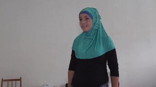 Angry Muslim bitch gets banged hard