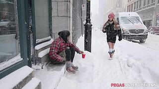 Pegas Productions - Kate Brixxton Fucks a Tramp