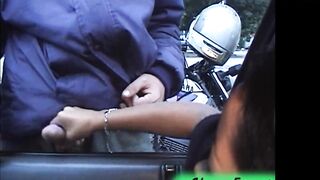 Jacking off for the Moto Boys in the middle of Rua Movimentada