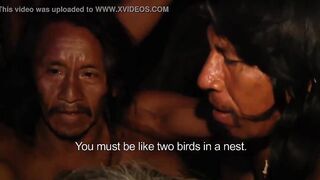 ENF TV Reporter has to get naked for amazon tribe report