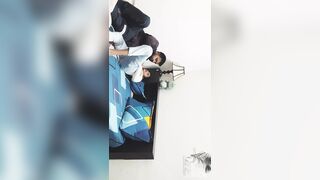 Desi skinny wife had a romantic affair and takes a nice facial cum