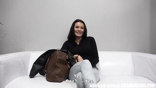 Super Hot Brunette at Czech Casting