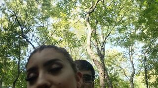 Fucks gf in woods