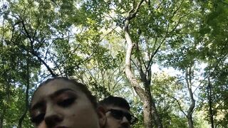 Fucks gf in woods