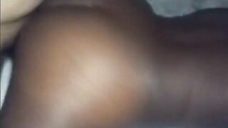 Black milf fucking a big dick young stud