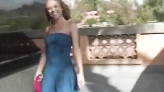 Violet Outdoor Toy Masturbation 2