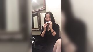 Really Beautiful Japanese girlfriend's sweet play-1