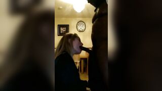 White girl suck dick good good mouth