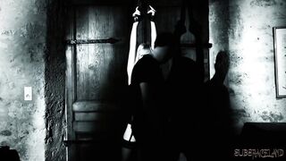 Candee Licious bondage slave in a hairy fetish extreme fuck