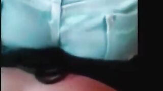 College girl almost pukes when he cums in her mouth