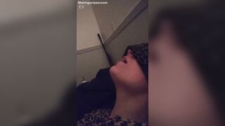 Teacher instructs him how to eat out