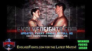 Mia Little competitive nude wrestling vs BBC of Will Tile