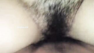 amazing pink and hairy pussy