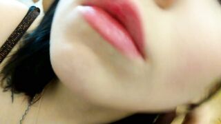 Daytime cute homemade striptease and show beautiful breasts and masturbate. Close-up